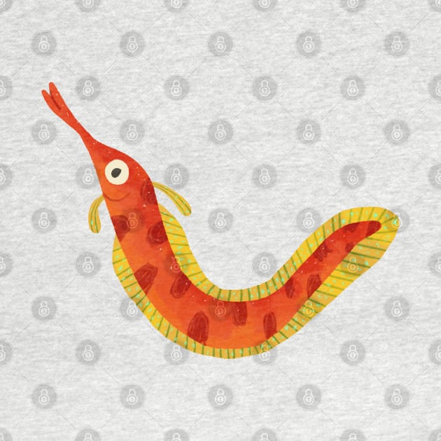 Cute Little Red Eel by tarynosaurus